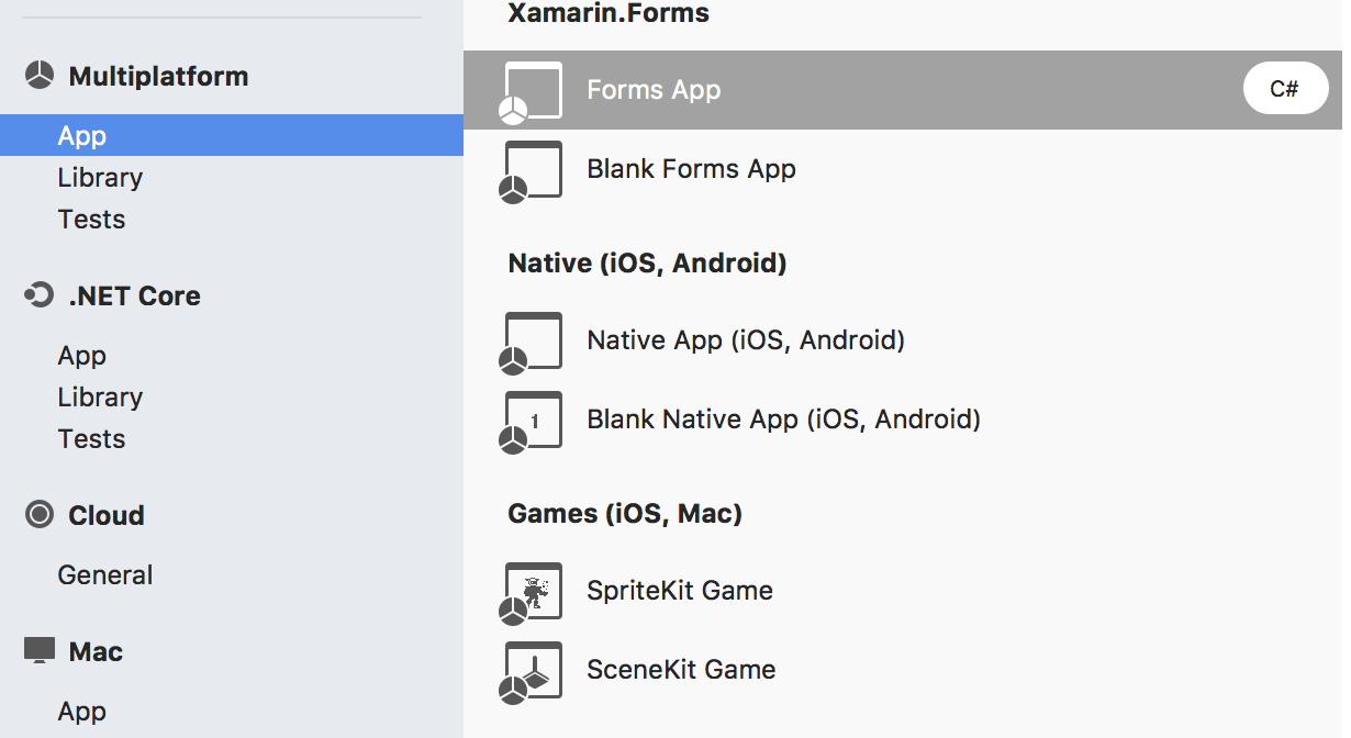 creating a form in visual studio for mac